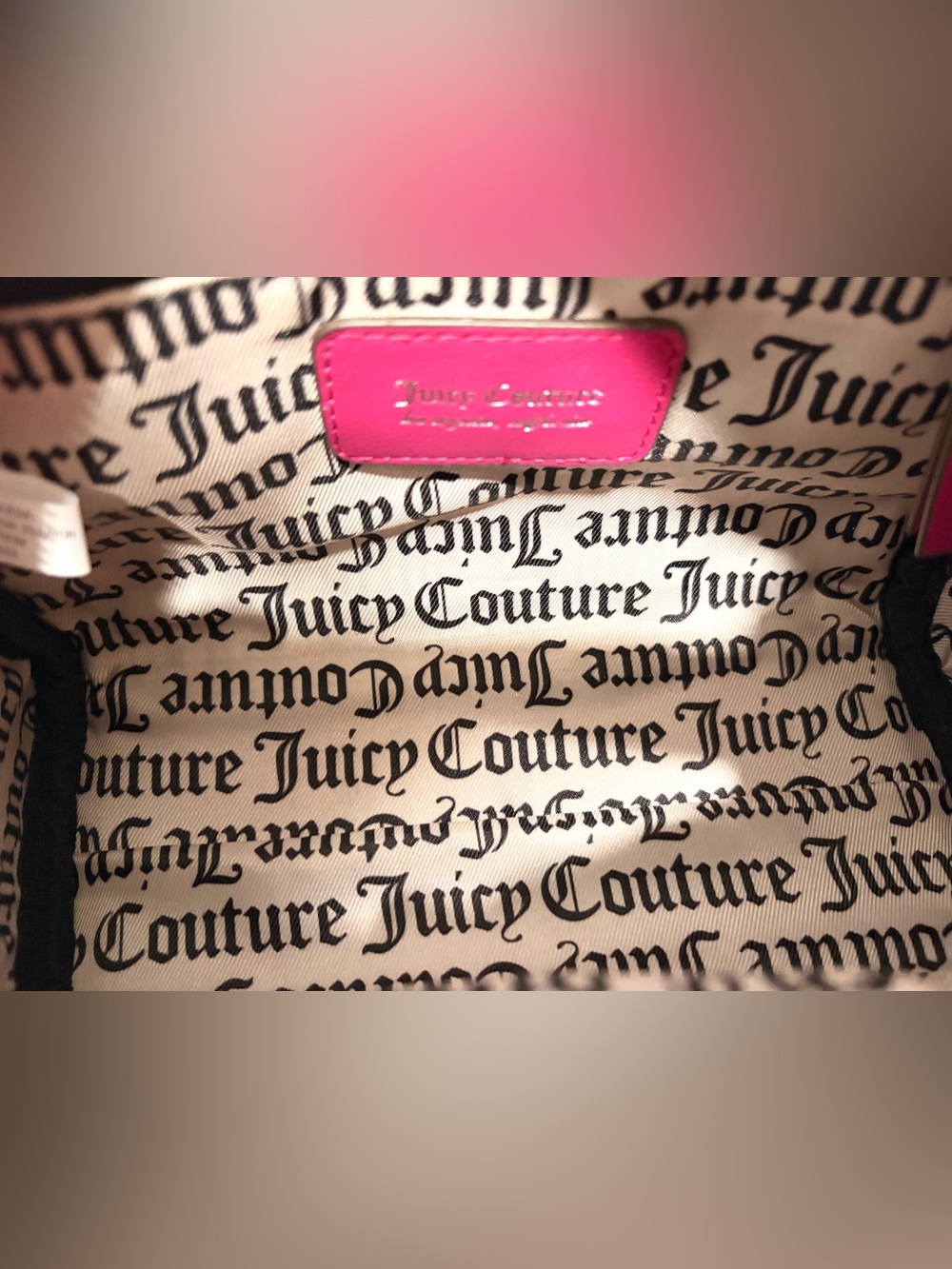 Juicy Couture Pink Logo Monogram Crossbody Bag - Picture 6 of 7